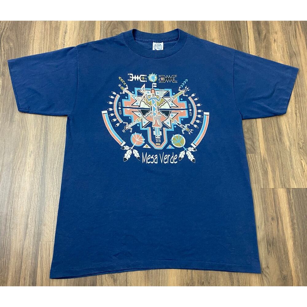 VTG 1993 Eagle USA Mesa Verde Colorado National Park single stitch t-shirt L